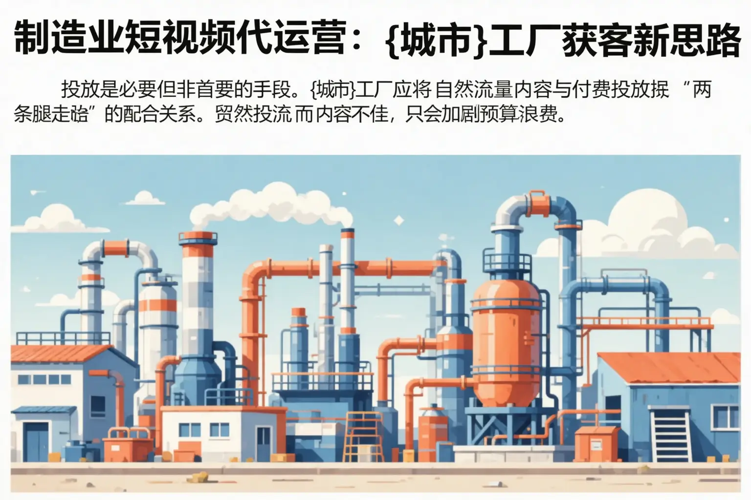 制造业短视频代运营：屯昌工厂获客新思路
