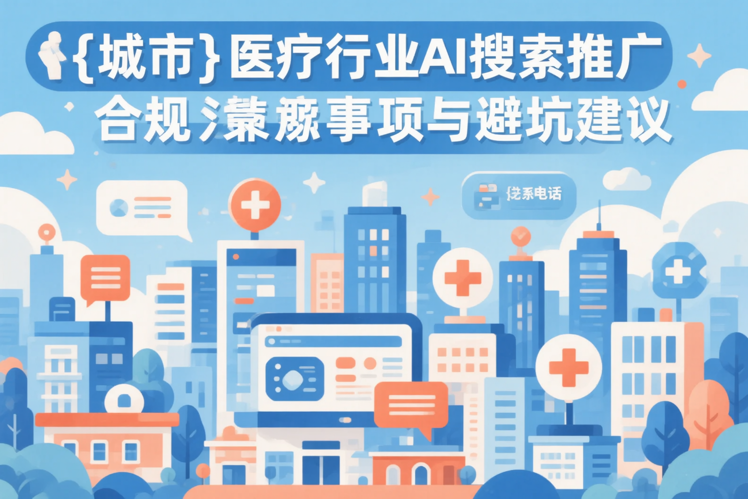 屯昌医疗行业AI搜索推广合规注意事项与避坑建议