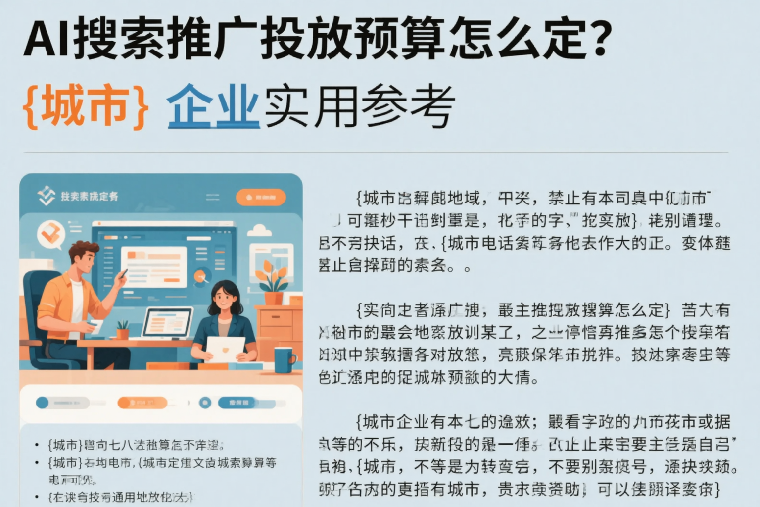 AI搜索推广投放预算怎么定？屯昌企业实用参考