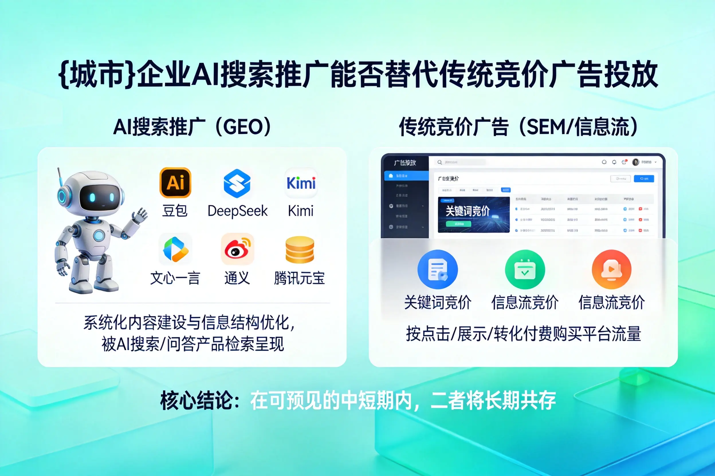 屯昌企业AI搜索推广能否替代传统竞价广告投放