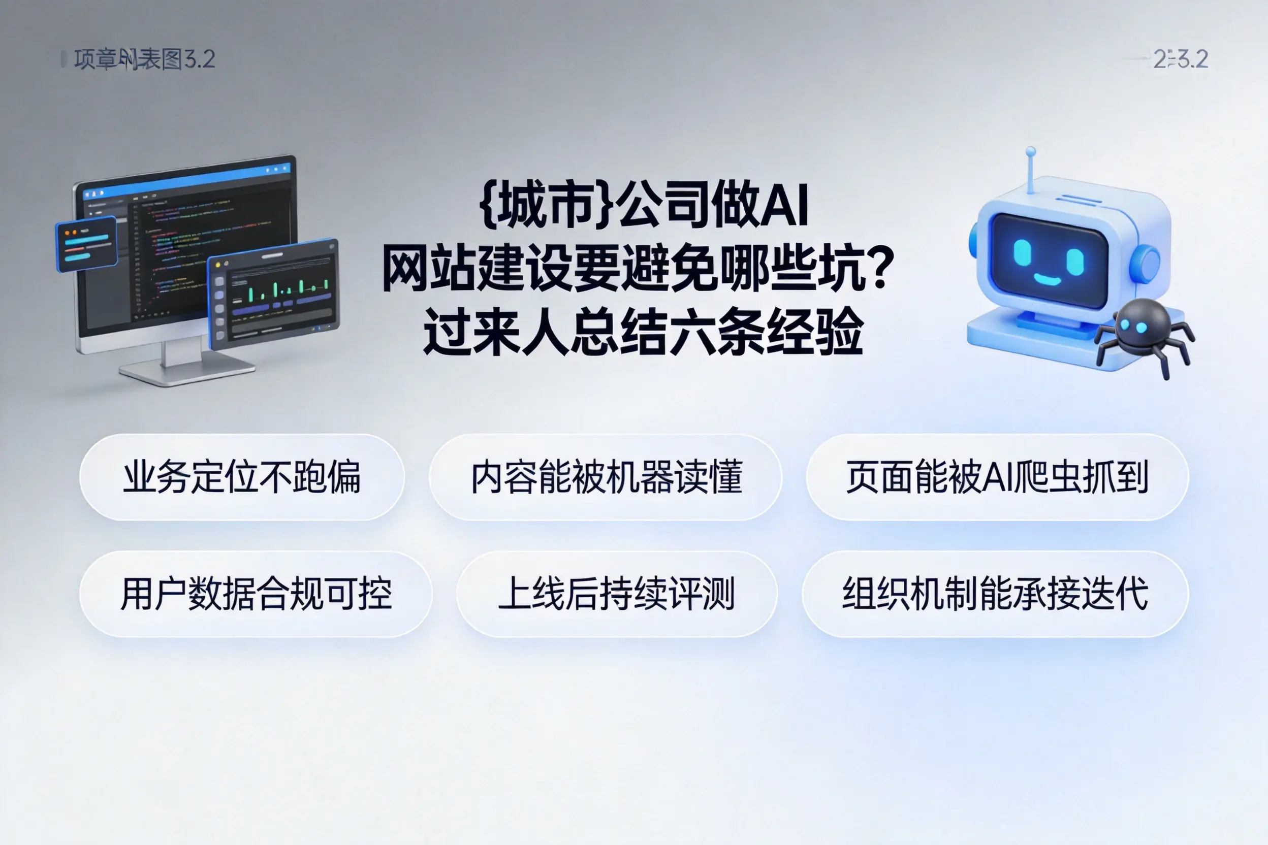 屯昌公司做AI网站建设要避免哪些坑?过来人总结六条经验