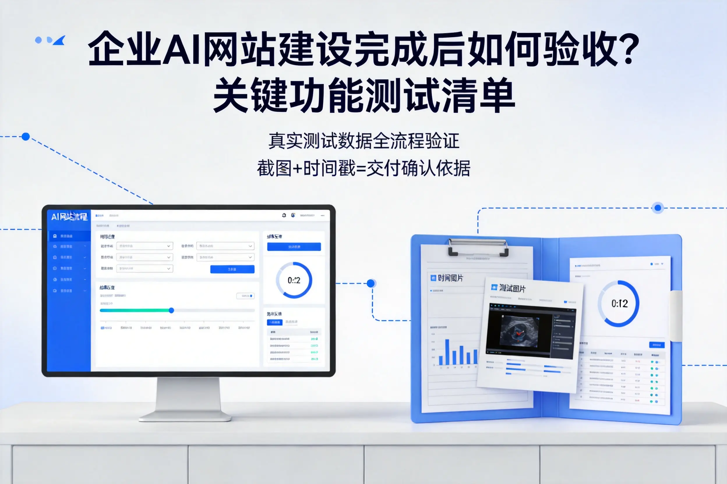 屯昌企业AI网站建设完成后如何验收？关键功能测试清单