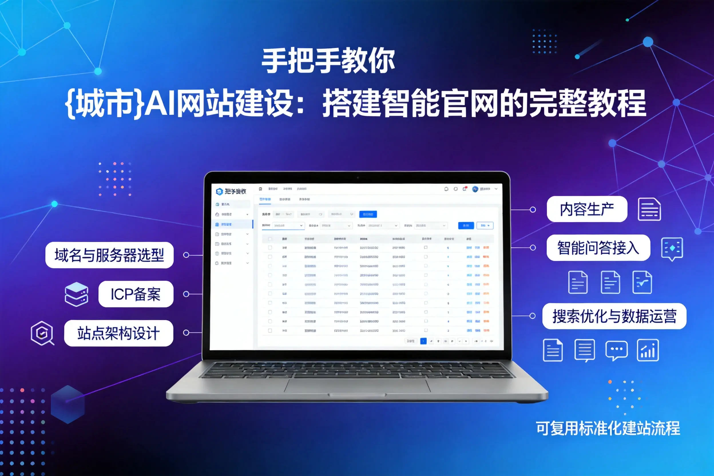 手把手教你屯昌AI网站建设:搭建智能官网的完整教程