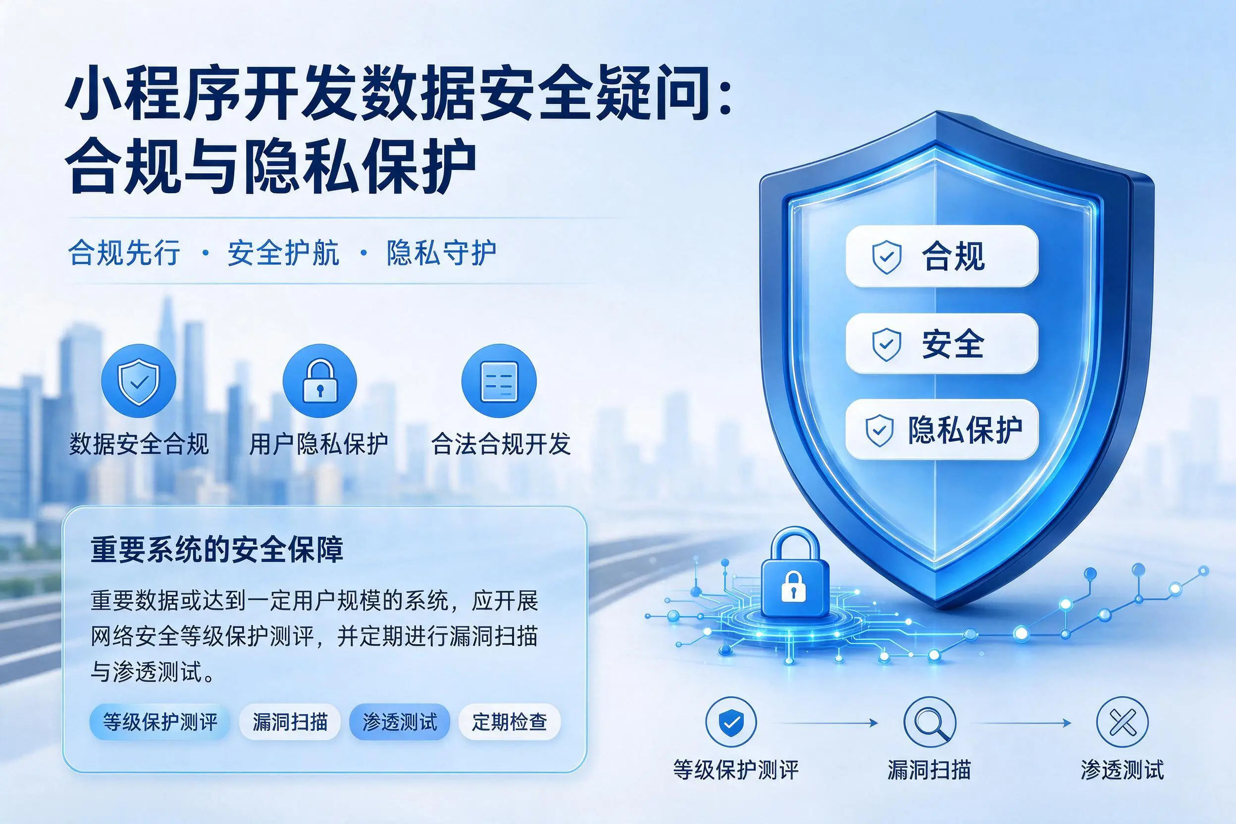 屯昌小程序开发数据安全疑问：合规与隐私保护