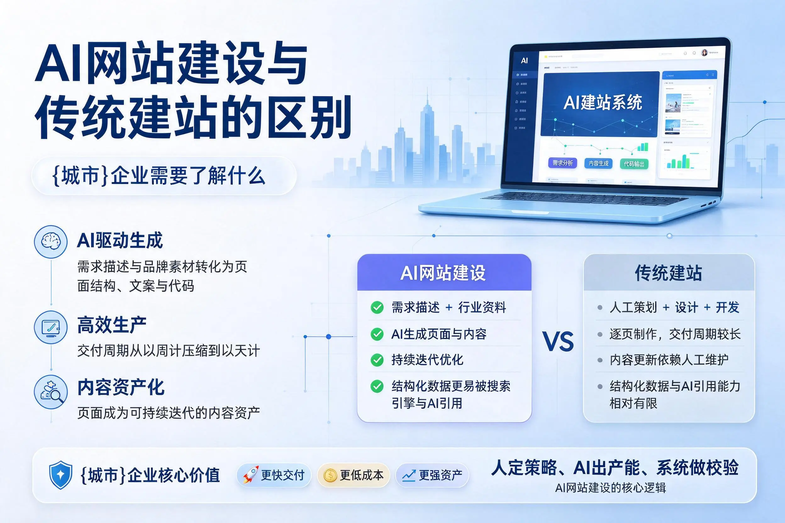 AI网站建设与传统建站的区别,屯昌企业需要了解什么