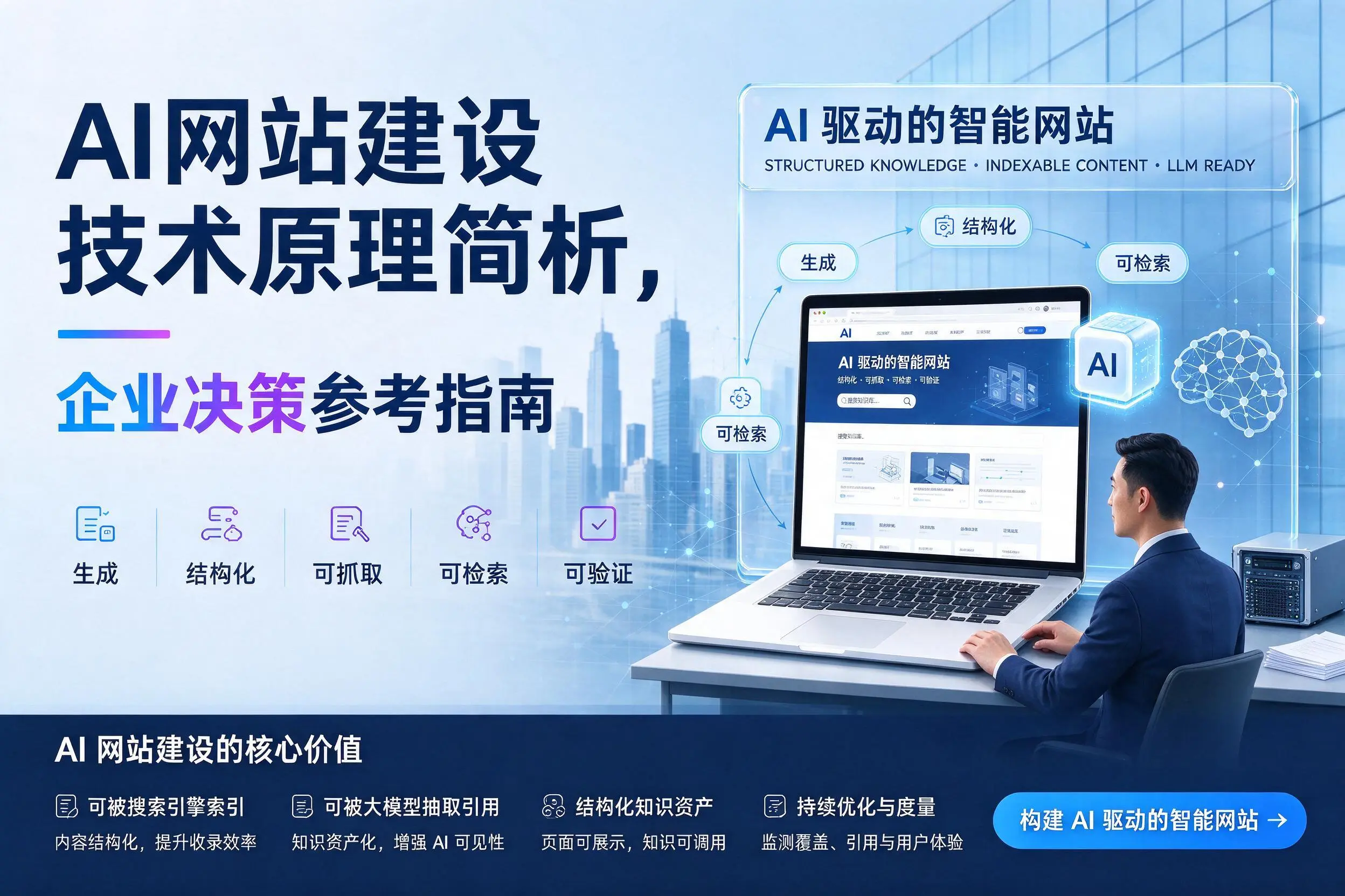 AI网站建设技术原理简析，屯昌企业决策参考指南