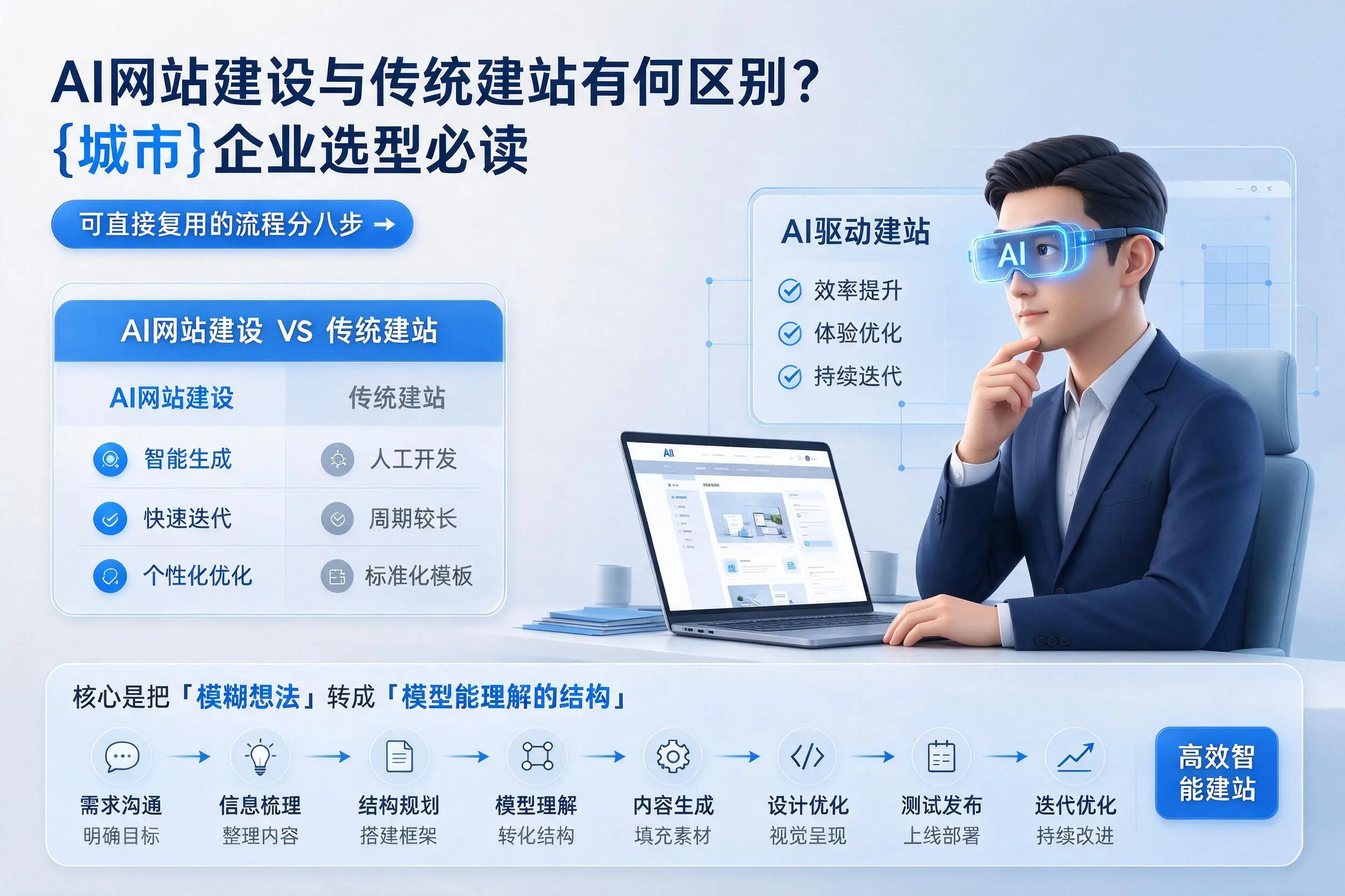 AI网站建设与传统建站有何区别？屯昌企业选型必读